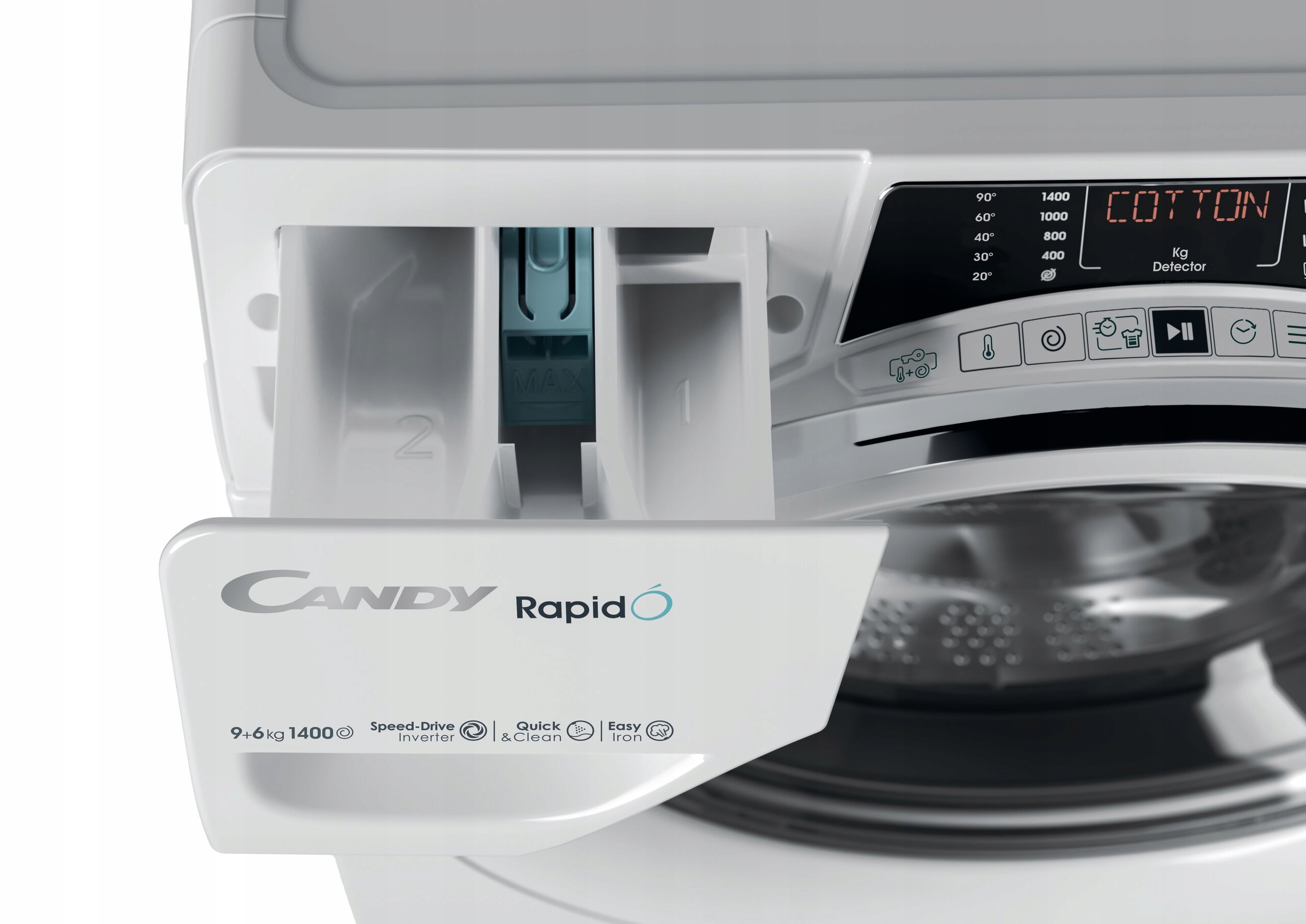 Pralko-suszarka CANDY ROW4966DWMCT/1-S Model ROW4966DWMCT/1-S