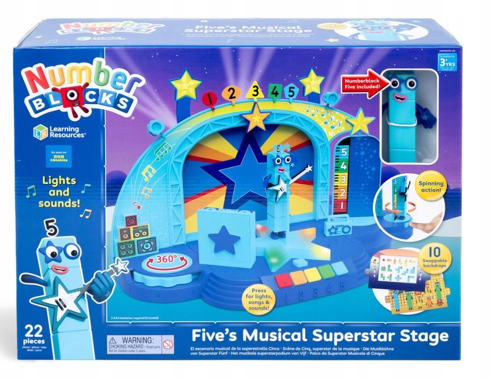 Learning Resources – Hudební scéna superhvězd Pětky – HM96095-UK
