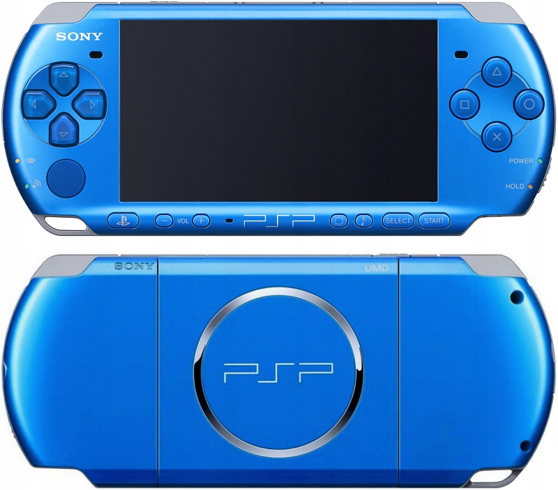 NOWA PSP 3004 SLIM VIBRANT BLUE + GRATISY + GWAR + GRY !! Kod producenta PSP-3004
