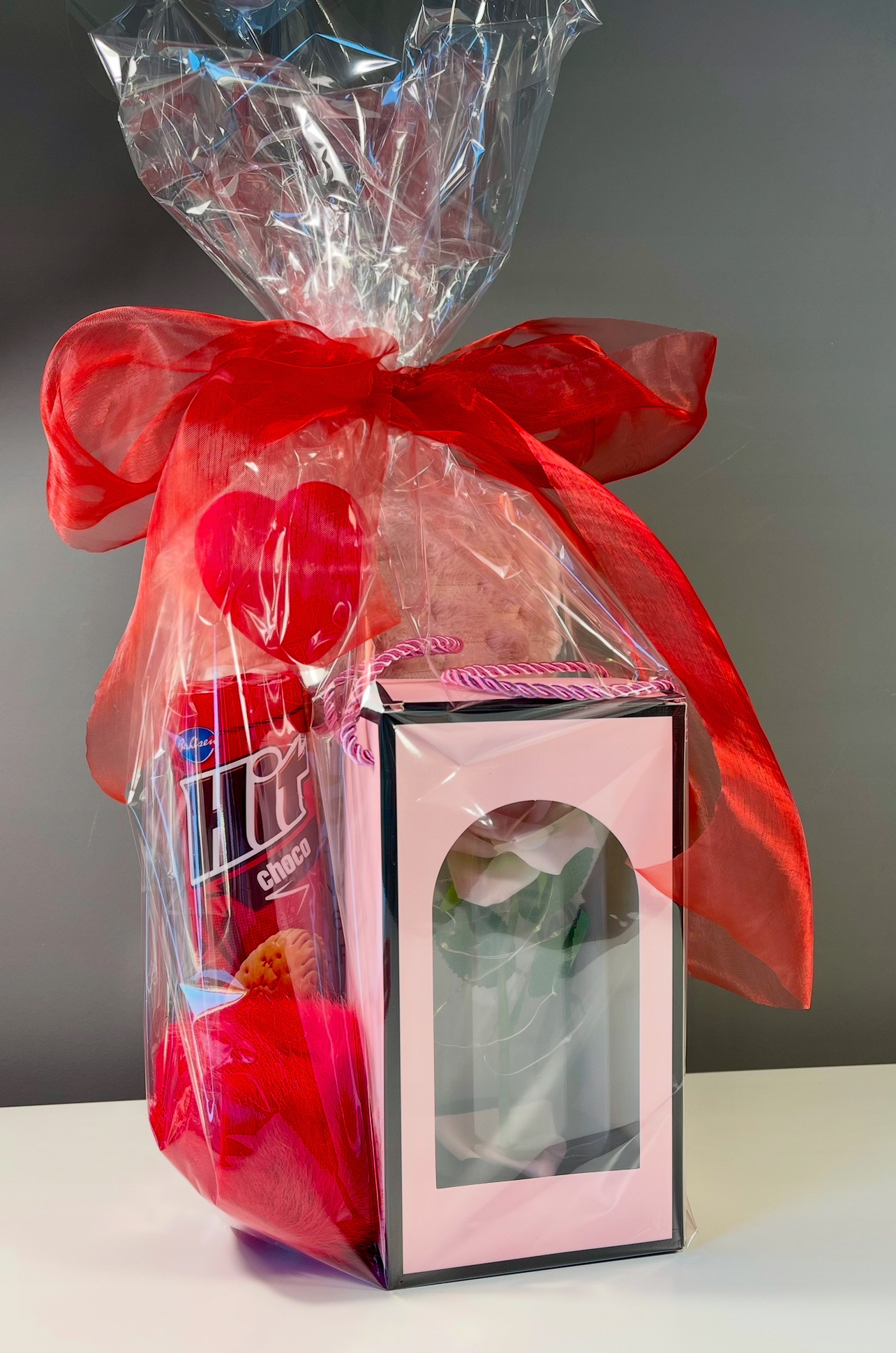 Levně Valentýnský Dárková sada, dárková sada, dárek Deka+ stabilizovaná růže.