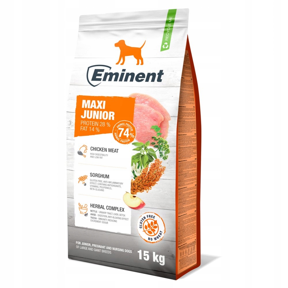 Levně Eminent Maxi Junior High Premium 15 kg