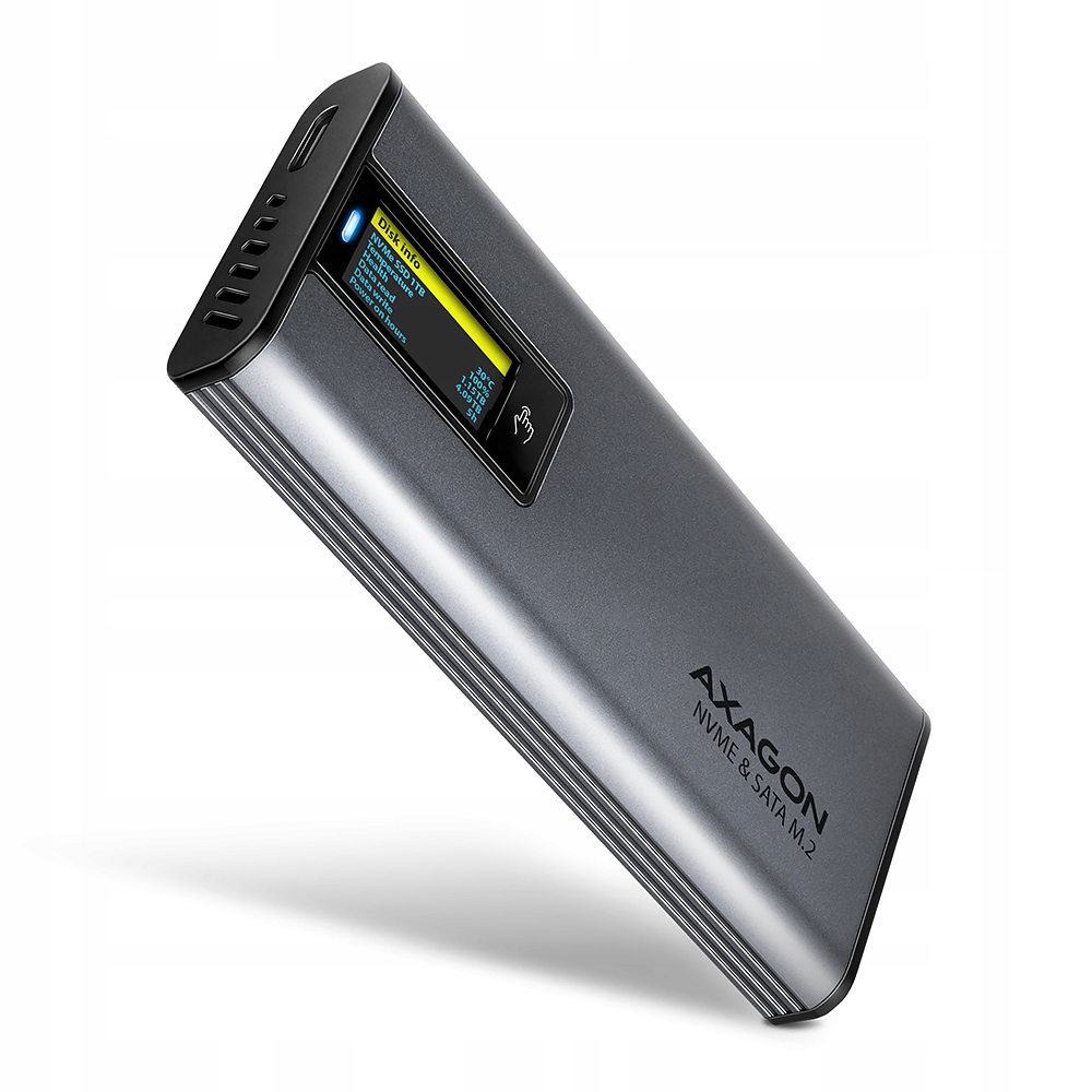 Obudowa dysku M.2 Axagon EEM2-SD2 Usb-c 3.2 Gen 2 M.2 NVMe Sata