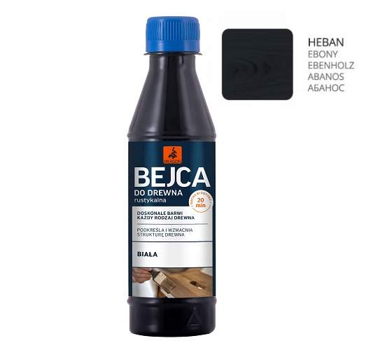 

Bejca Do Drewna Dragon 0,2 l Heban