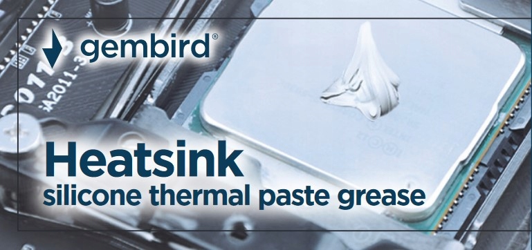 PASTA TERMOPRZEWODZĄCA TERMICZNA DO PROCESORA CPU 15g XXL GEMBIRD Waga produktu z opakowaniem jednostkowym 0.015 kg