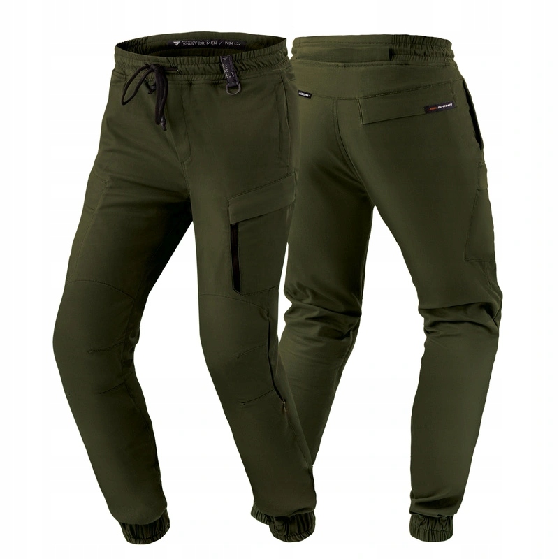 Motocyklové kalhoty Shima Joggster Khaki zelené Bonus