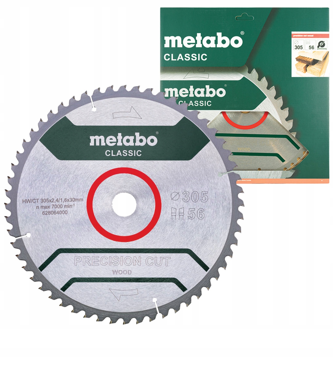 Pila kotoučová dřevo 305x30 mm widia 56 zubů Metabo