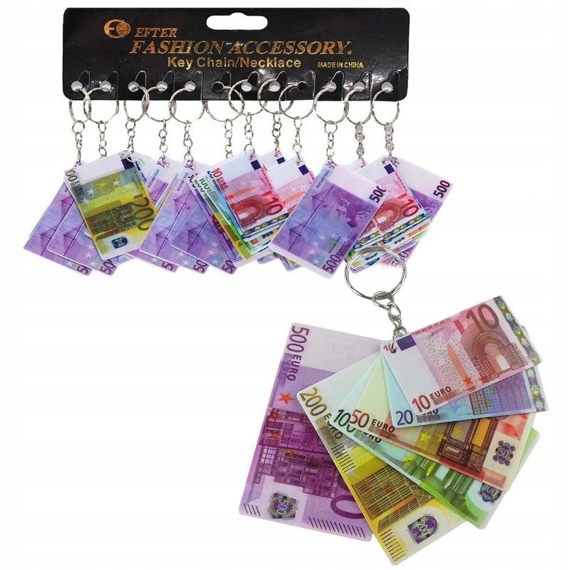 brelok 12szt. banknoty EURO — 11