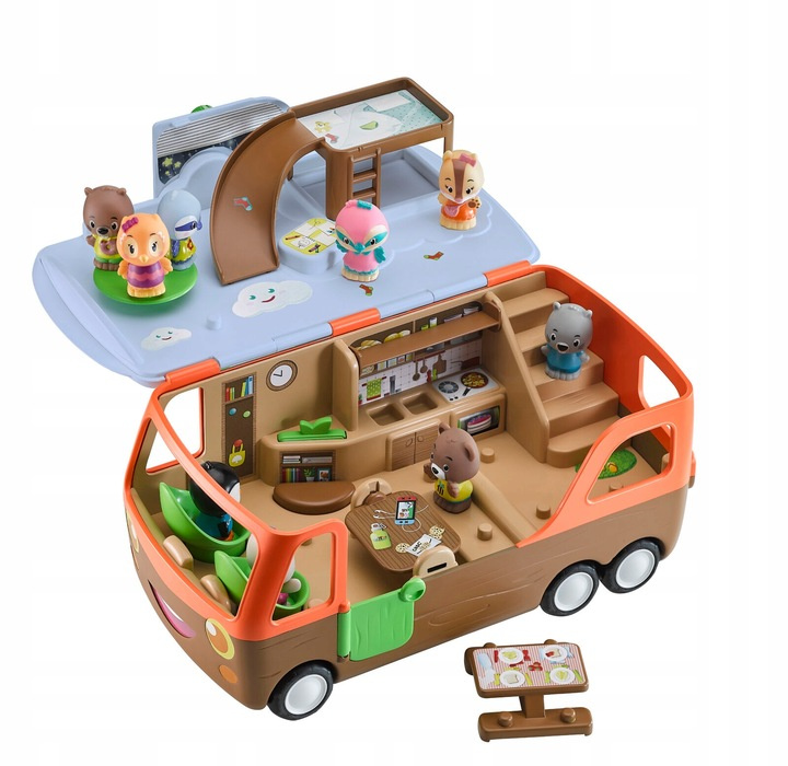 Camper Klorofil Kamper Przenośny Mobilny Samochód Zwierzęta Mebelki