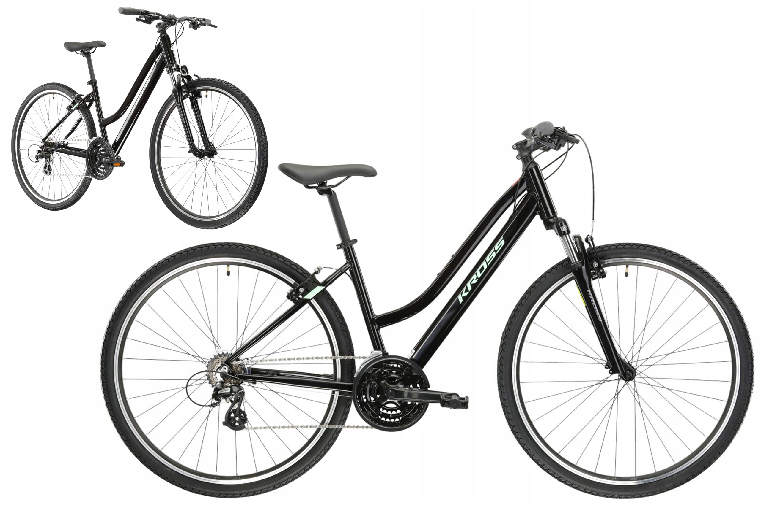 Rower 28 Crossowy Kross Evado 2.0 S 15' czarny R23