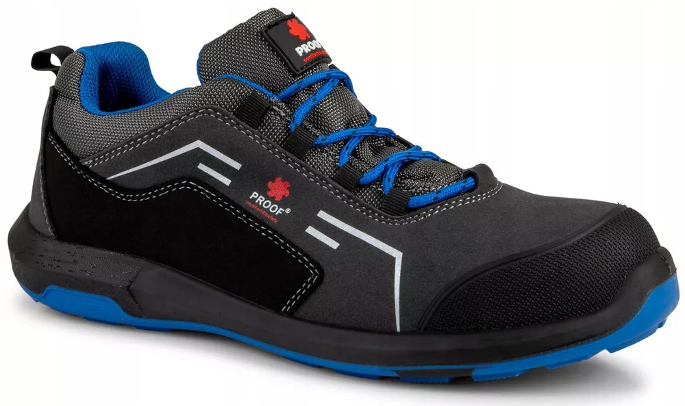 Buty robocze męskie z noskiem S3 lekkie elastyczne antyprzebiciowe kevlar