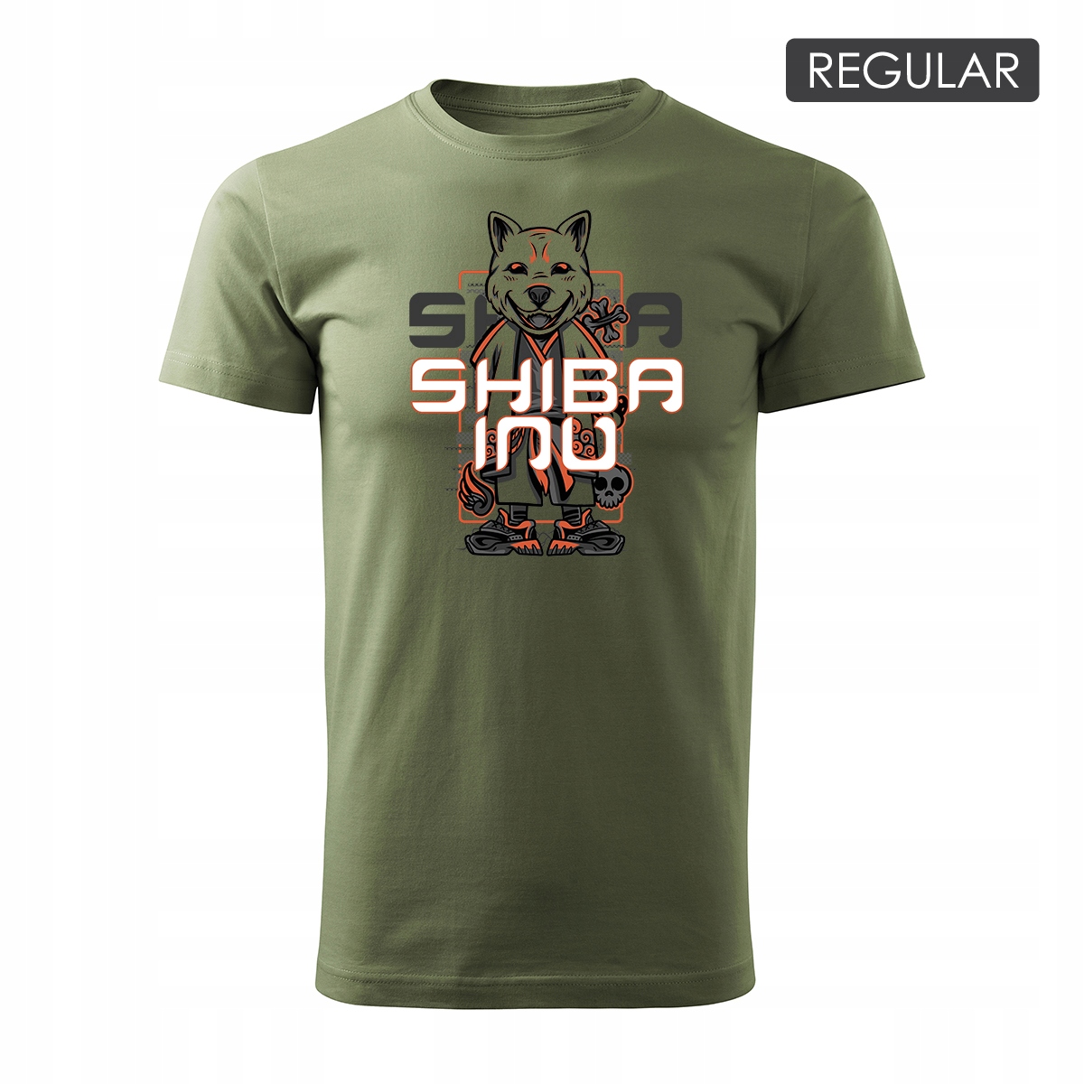 

Koszulka z psem Shiba Inu