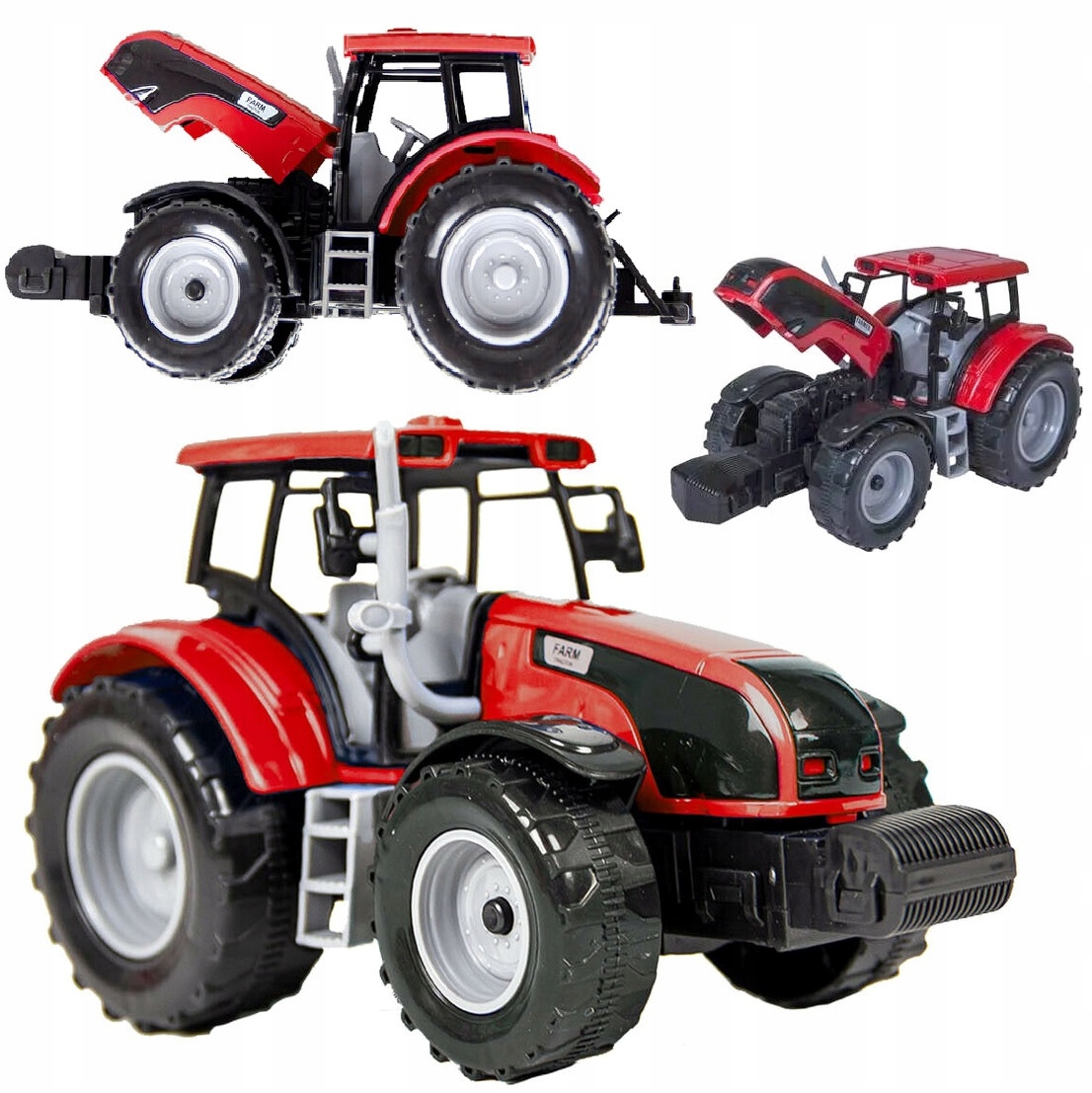 

Ciągnik Traktor Farm Otwierana maska Napęd