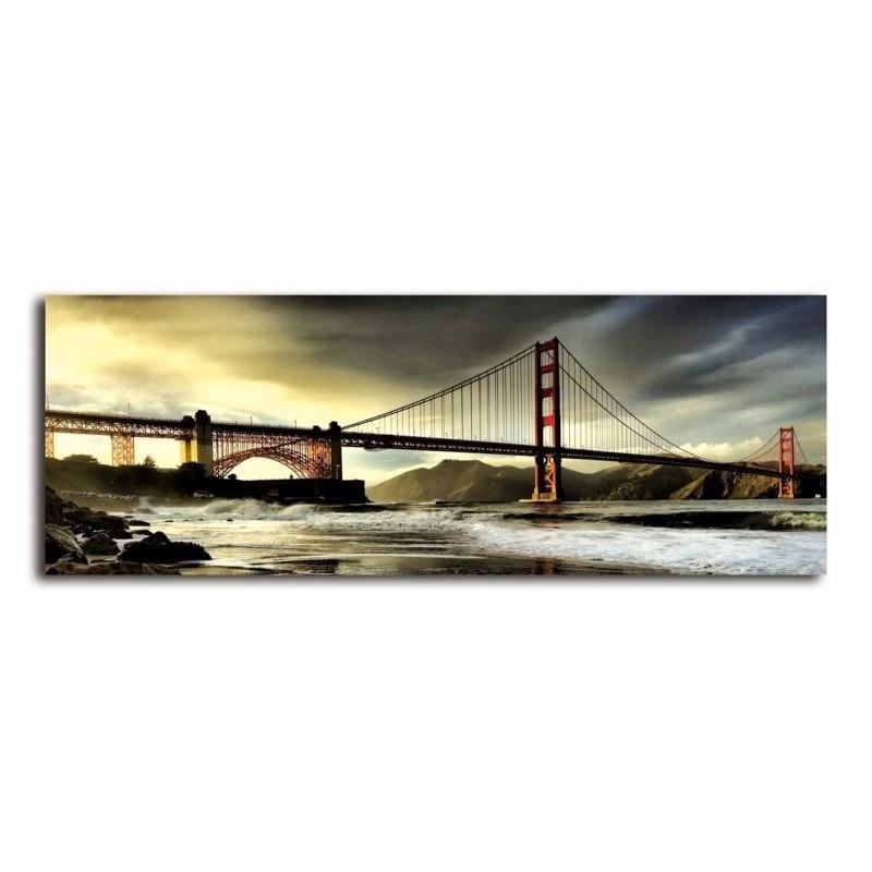 Obraz na plátně Panorama Most Golden Gate 50x20