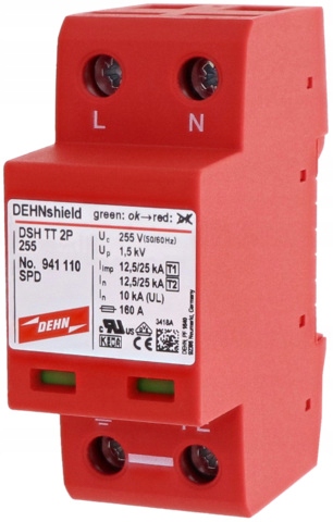 

Ogranicznik Przepięć B+c Dehn Dsh Tt 2P 255 941110