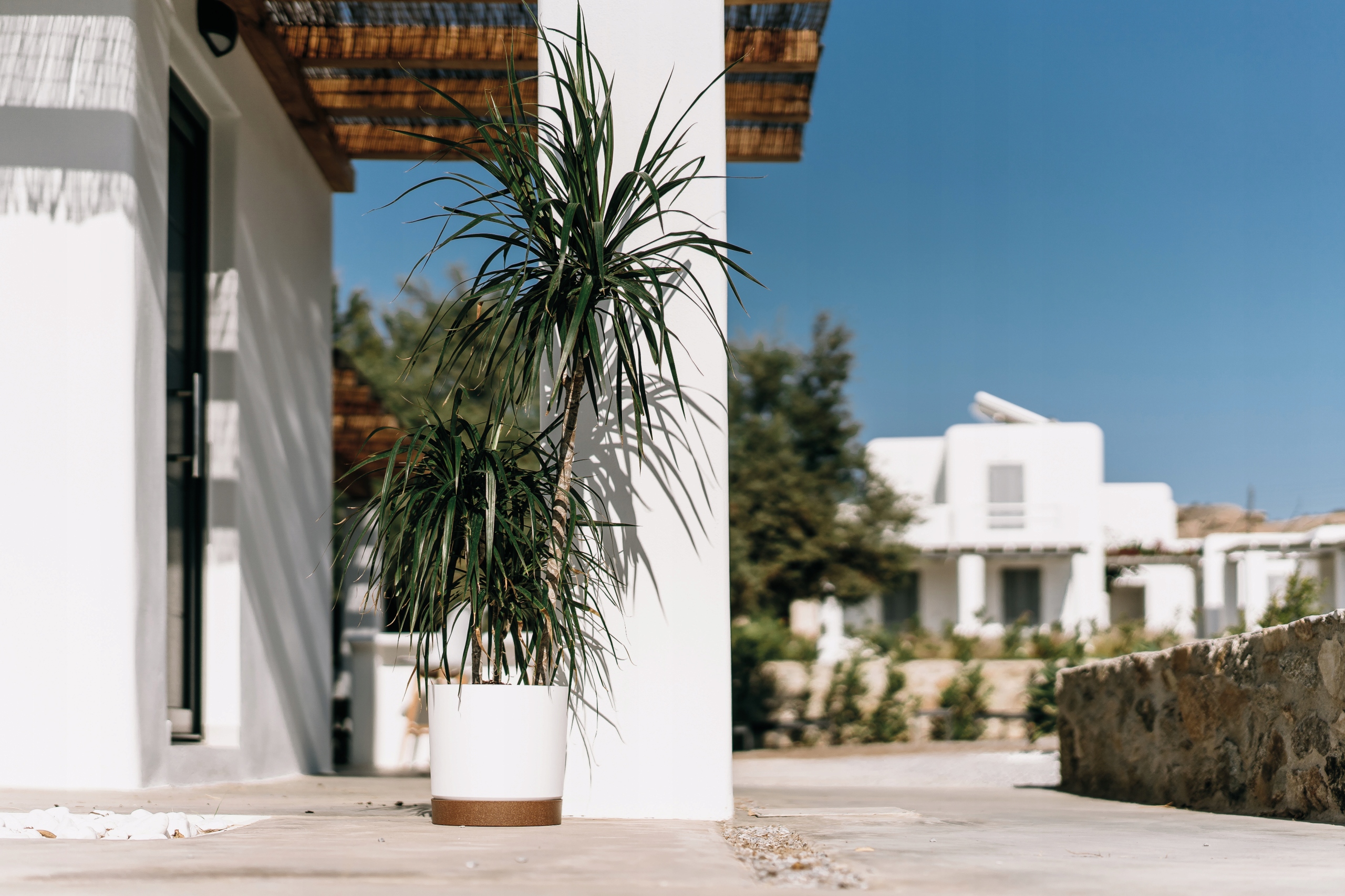 DONICZKA DONICA OSŁONKA TUBO PM Z PODSTAWKIEM ECO DPOD150 Biała Marka Prosperplast