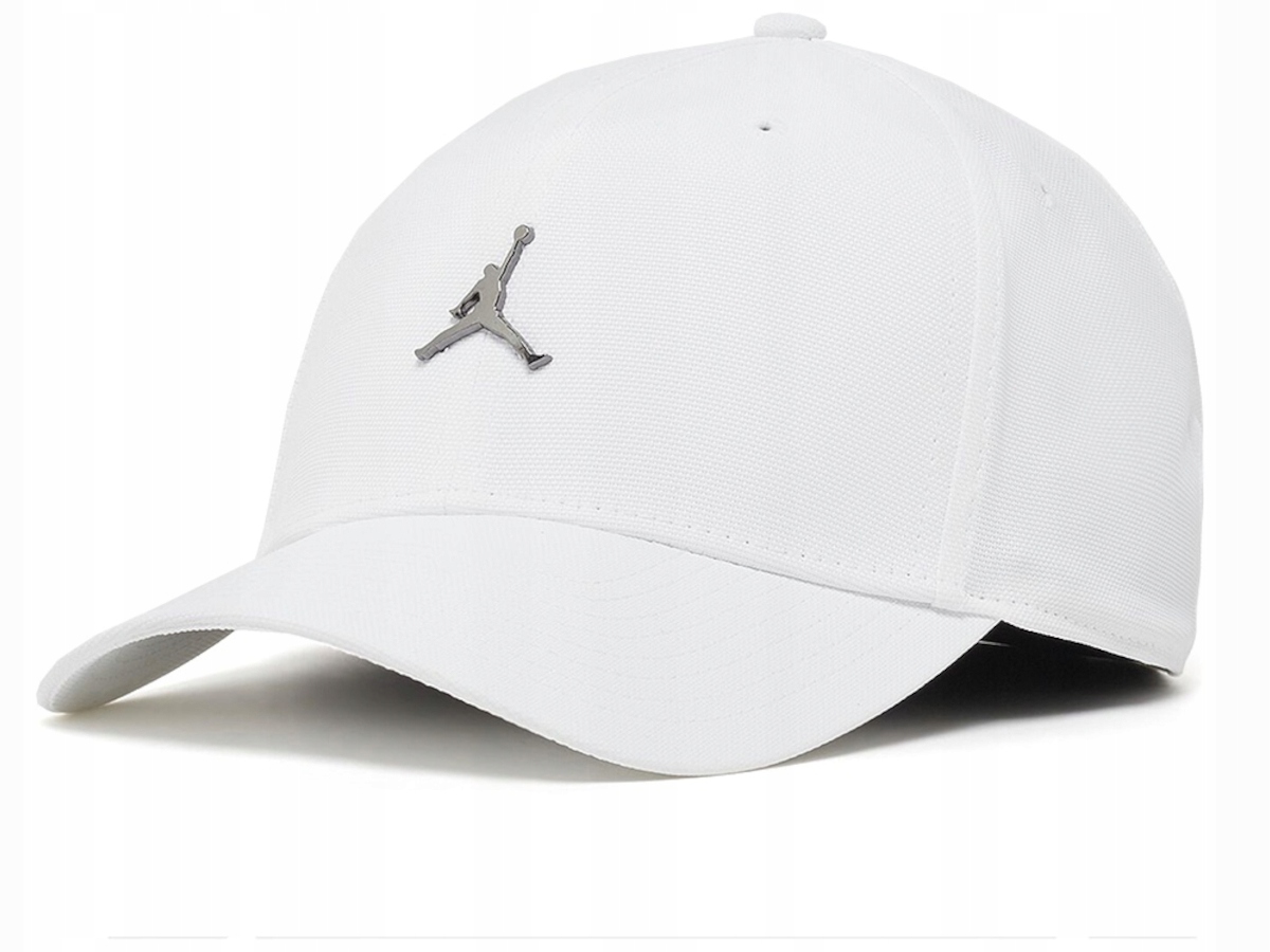 Kšiltovka Nike Jordan Rise Cap FD5186-100 bílá kovová s logem S/m
