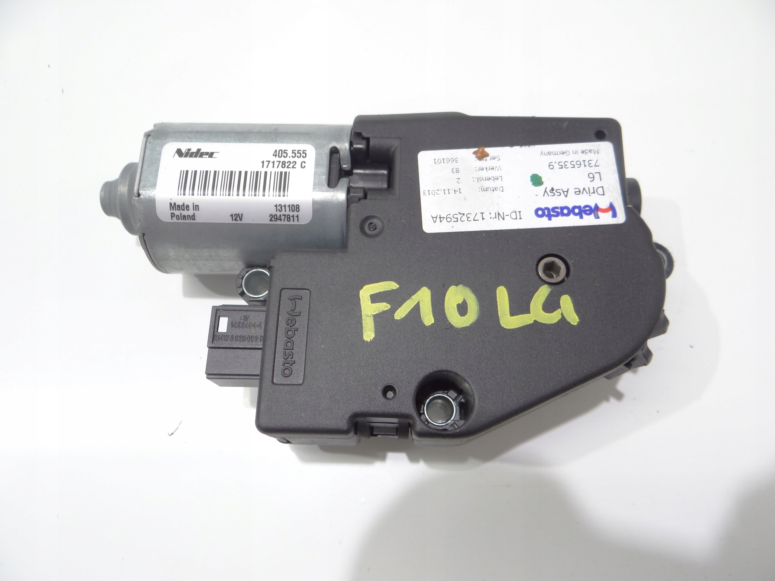 SILNICZEK SZYBERDACHU BMW F10 F11 LCI 7316535