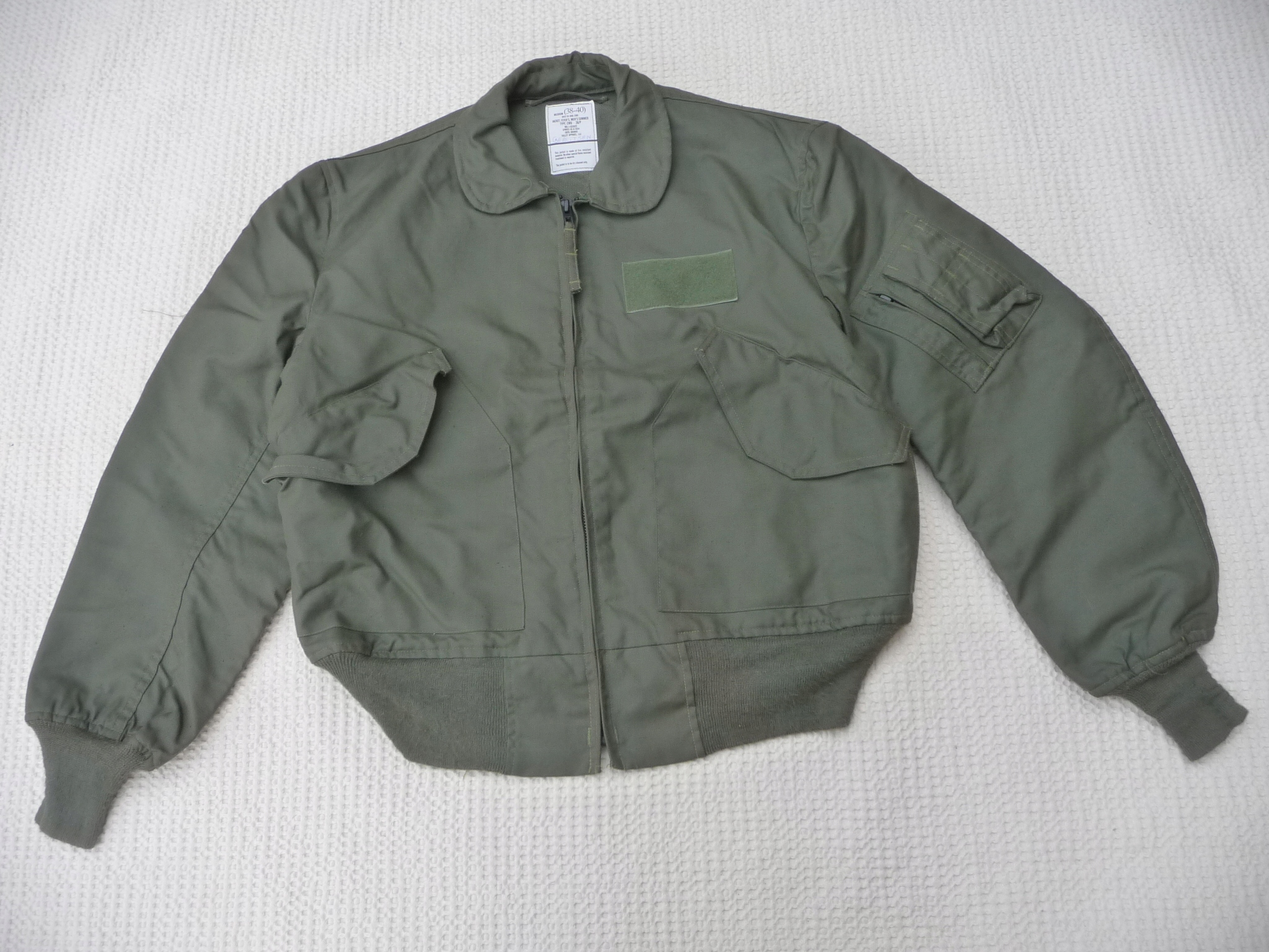 KURTKA LOTNICZA CWU-36/P JACKET M OLIVE FLYER'S US ARMY USAF TOP GUN