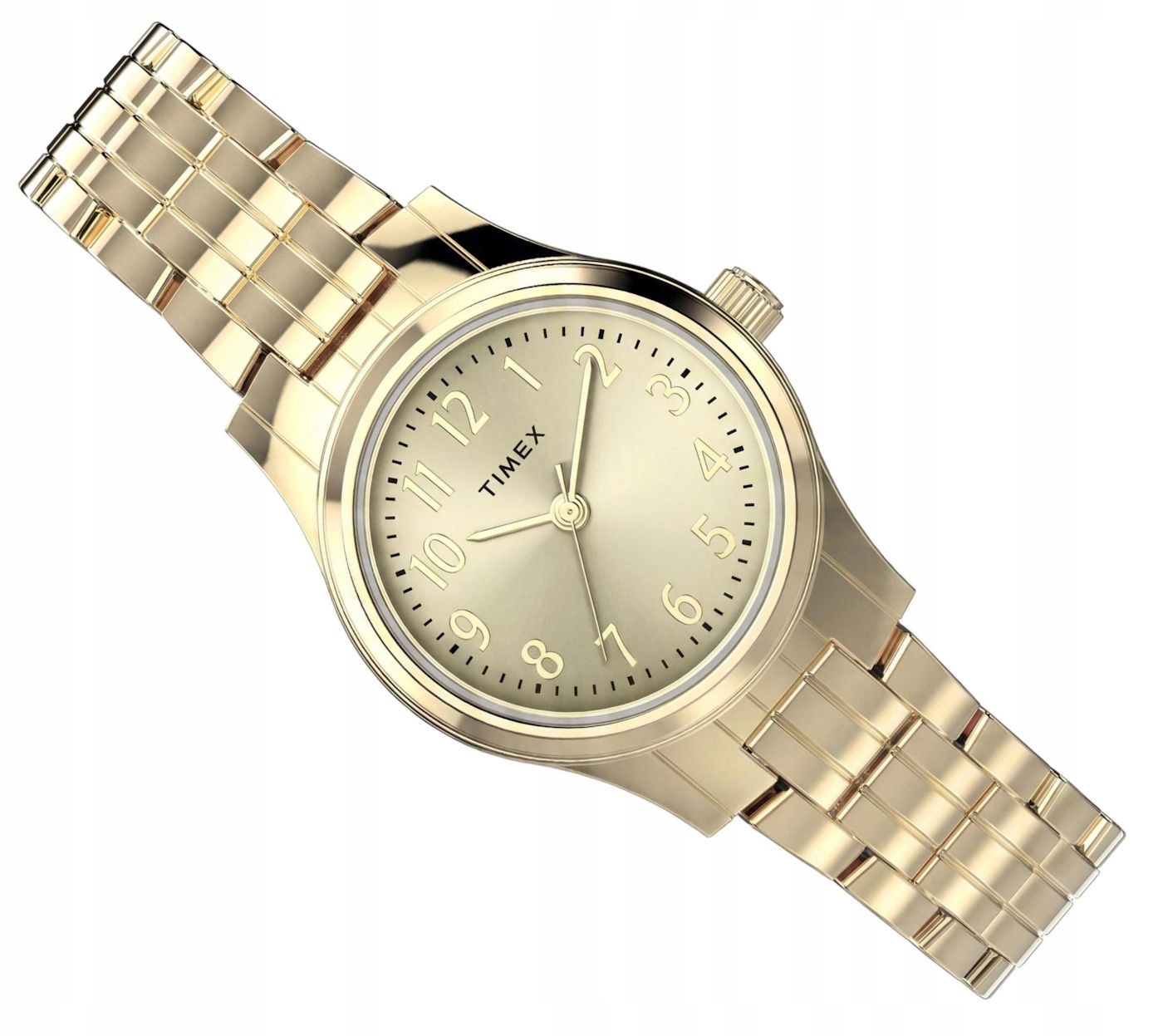 Zlatý Čitelný Dámský Klasický Timex Hodinky Main Street 26 mm TW3A00700