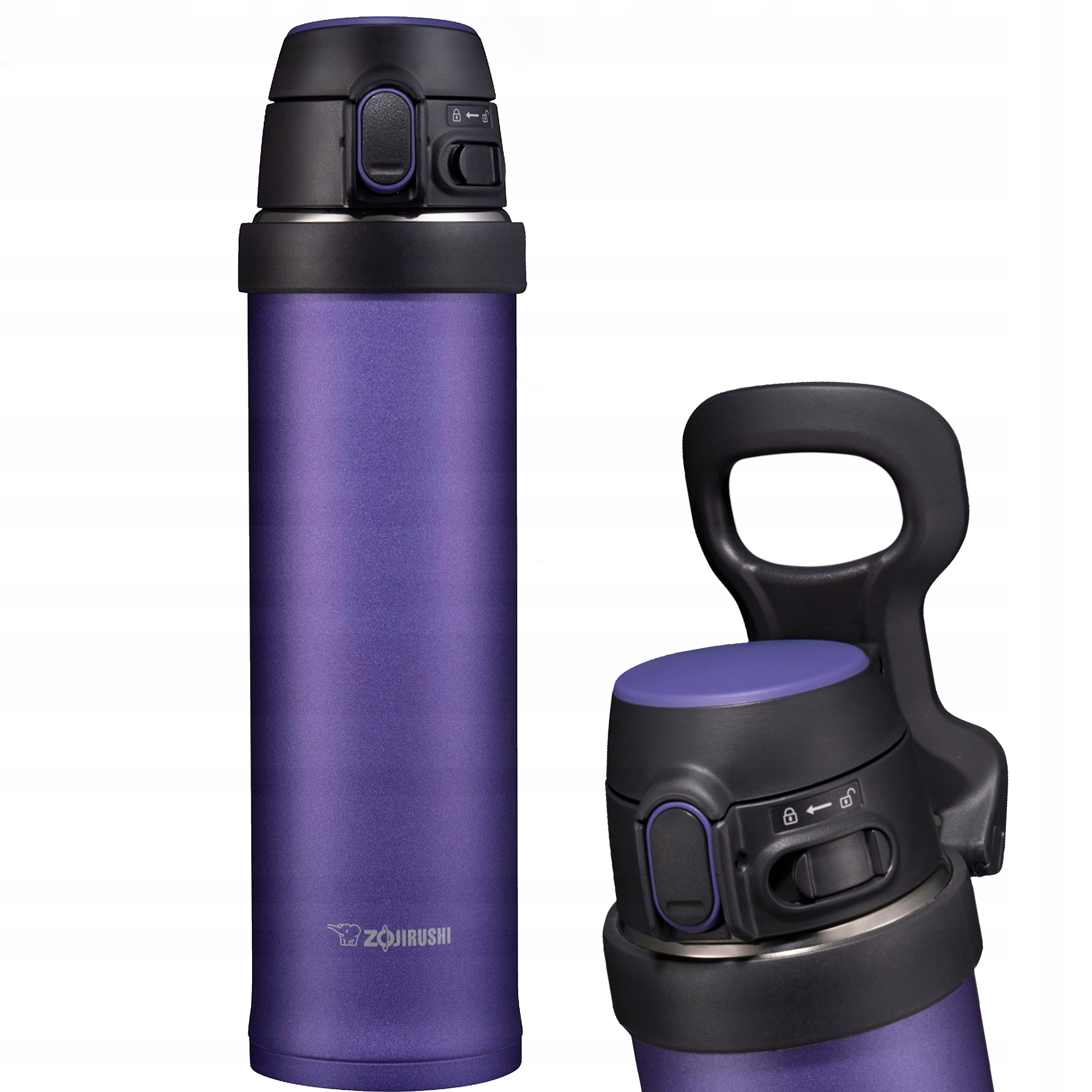 Termosová láhev termohrnek na horké i studené počasí Zojirushi Qaf lehká 0,6L