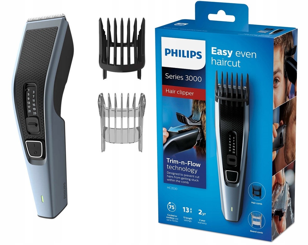 Maszynka do włosów brody seria 3000 bezprzewodowa Philips HC3530/15