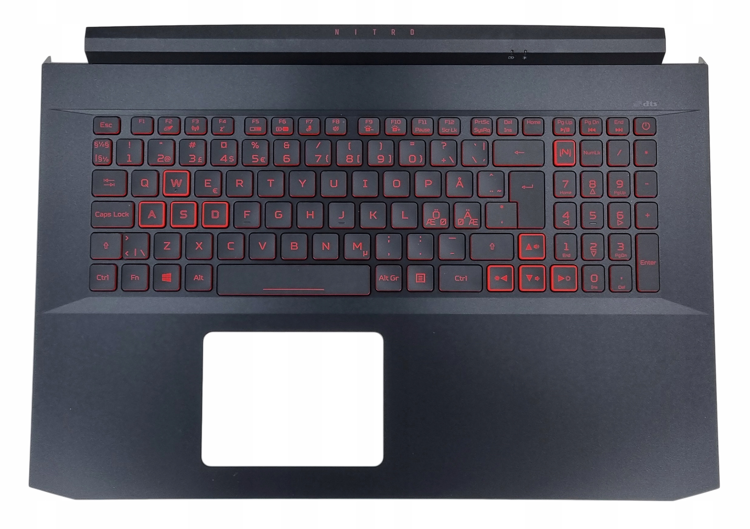 Nová Krytka Klávesnice Pre Notebook Acer Nitro AN517-53 AN517-54 Nórska