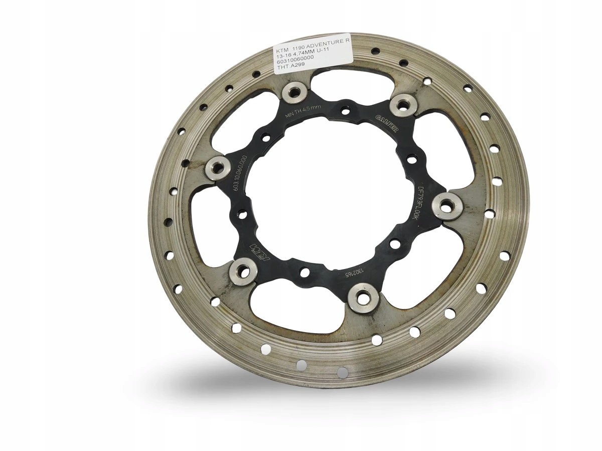 Brzdový Kotúč Zadný Ktm 1190 Adventure R 13-16 4,74 MM U-11 60310060000