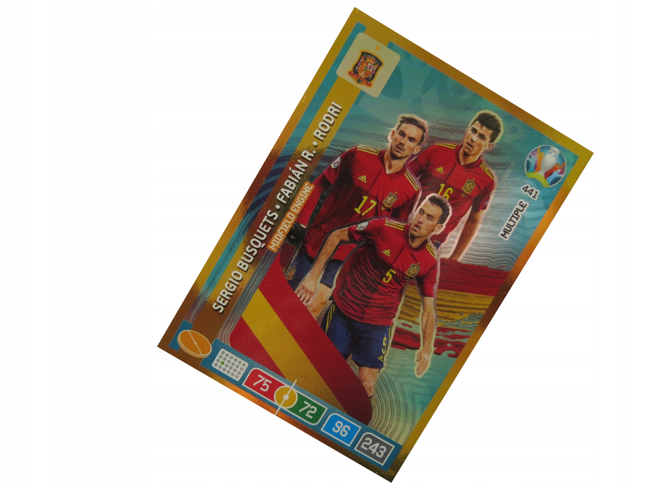 Panini Uefa Euro 2020 Karty Piłkarskie Multiple Rodri Busquets Spain 441