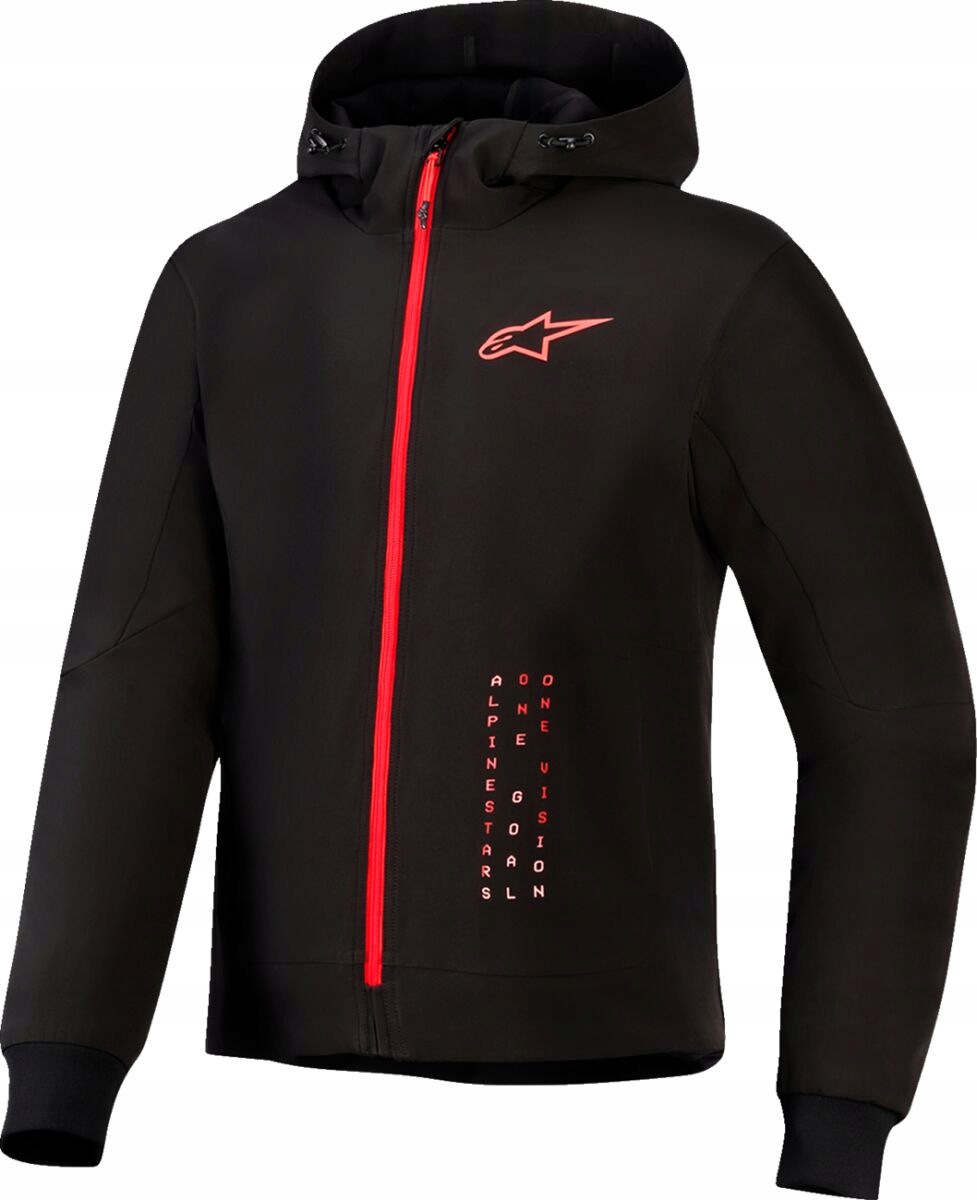Mikina S Chráničmi Alpinestars Radium Tech Black/red (XL)
