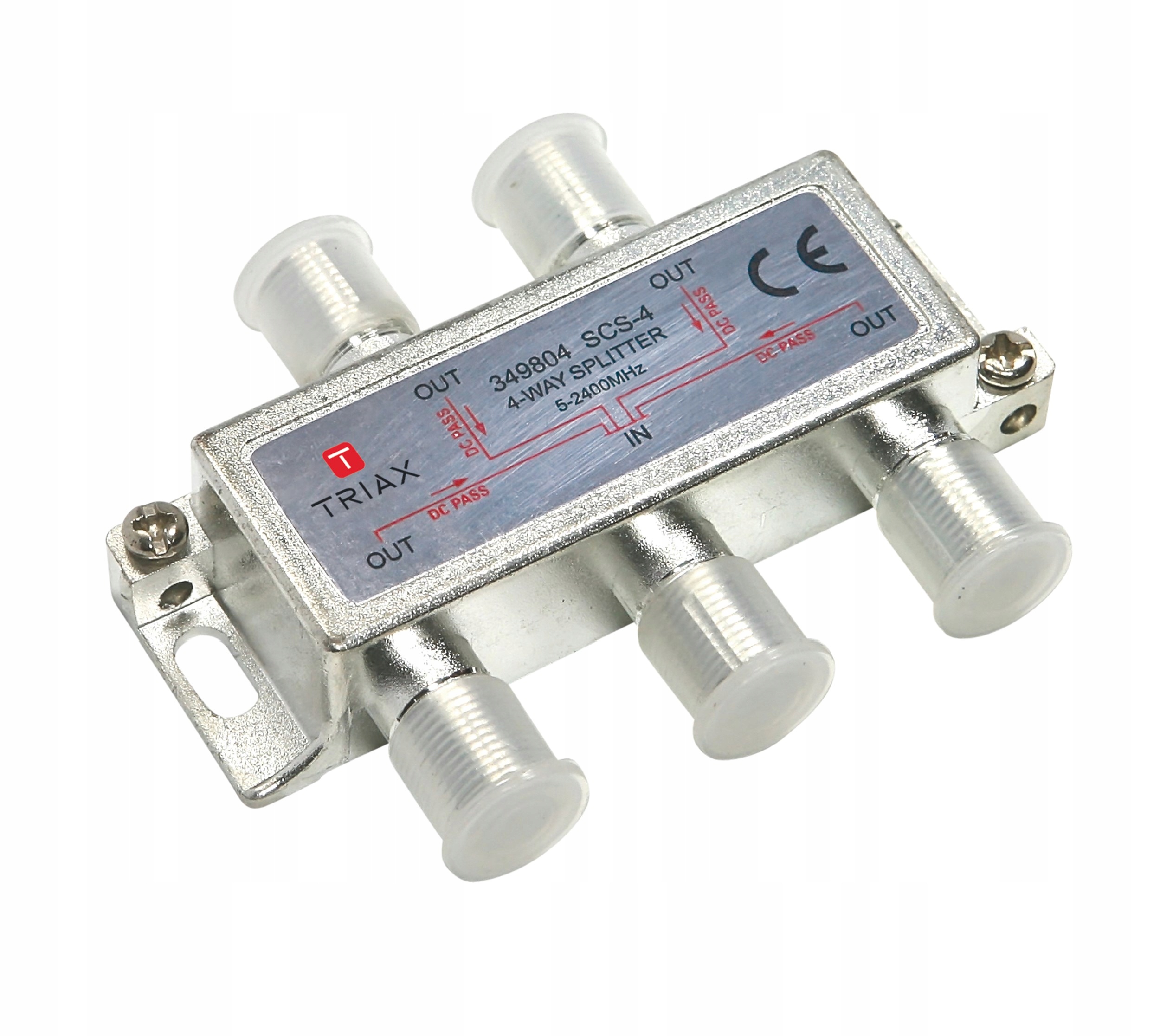

Spliter Rozgałęźnik Rtv Sat 1x4 Triax SCS-4