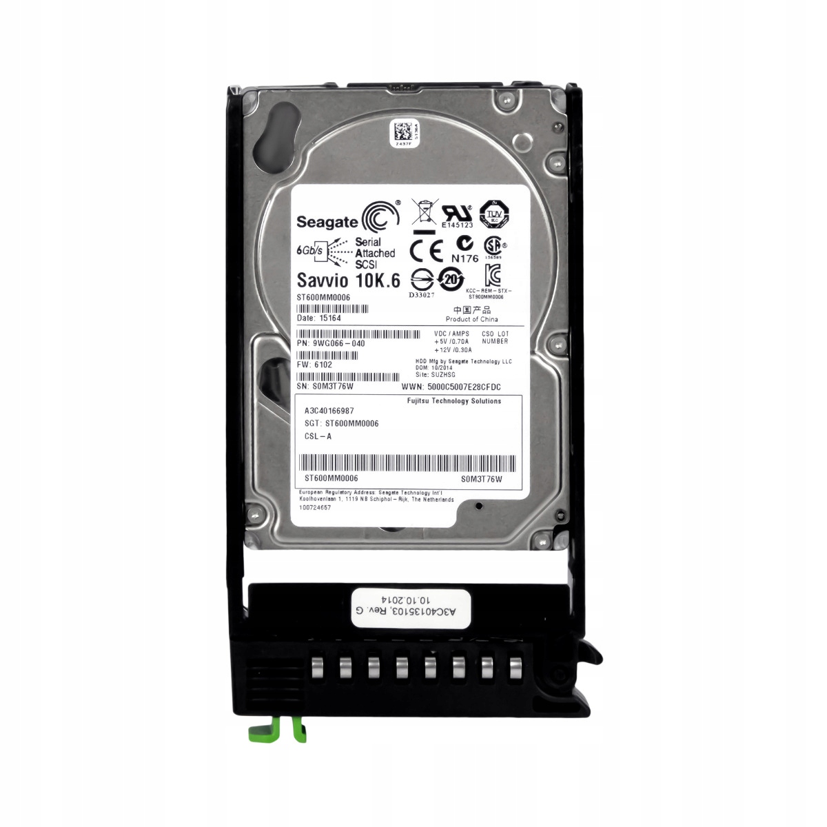 Fujitsu A3C40166987 600GB SAS-2 2.5'' ST600MM0006