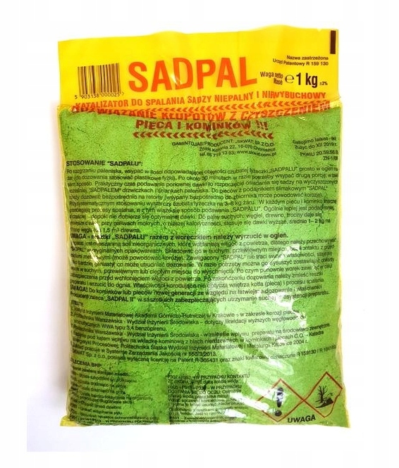 

Dopalacz Sadzy 1 kg Czysty Piec I Komin Sadpal
