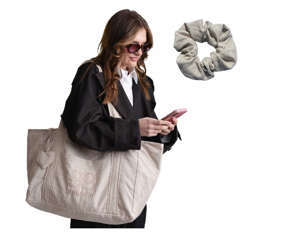 Dámská taška Shopper Plážová taška Rameno Béžová Městská Sportovní