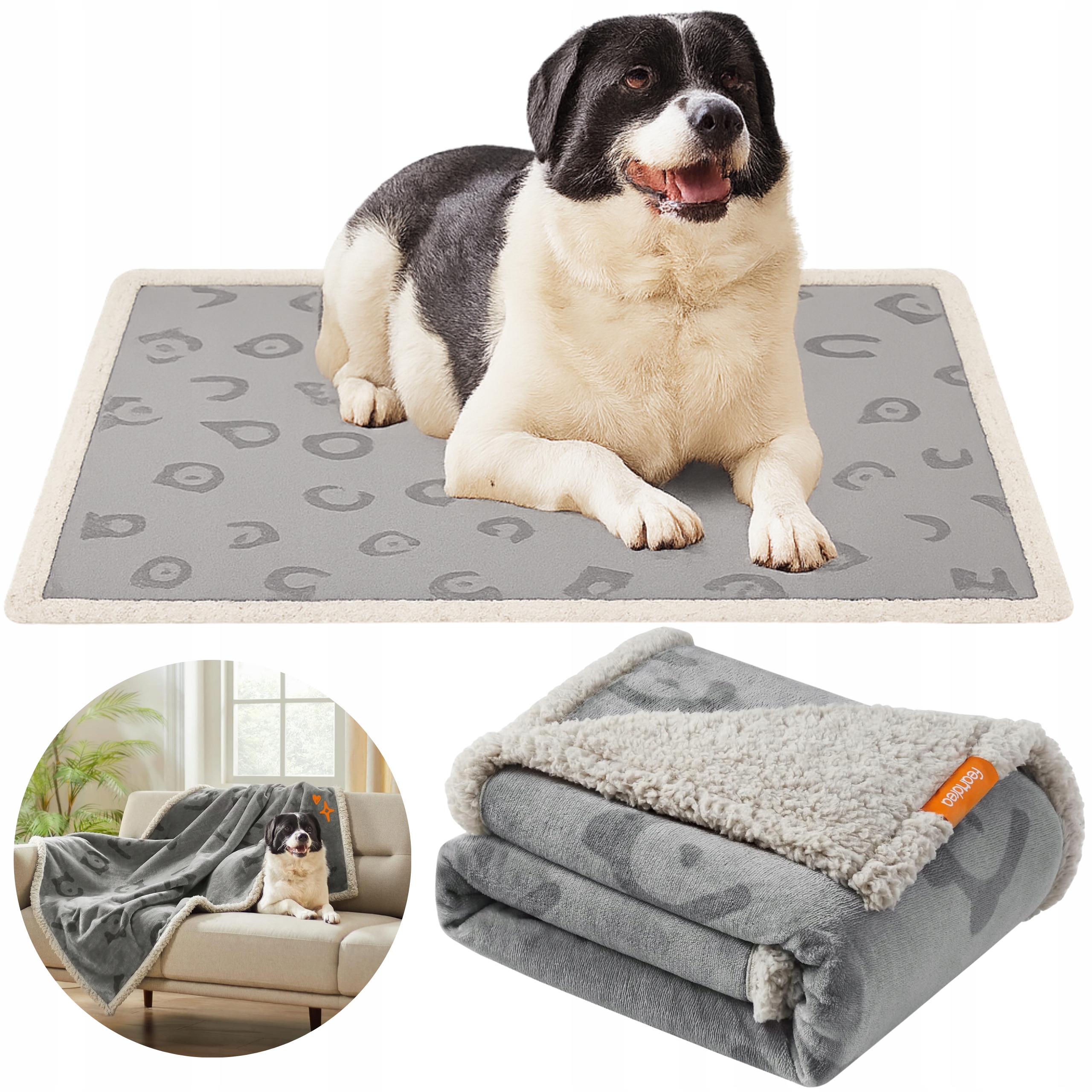 Levně Voděodolná Deka Pro Psa Kočku Zvířata Přehoz Na Deku Oboustranná 127x101