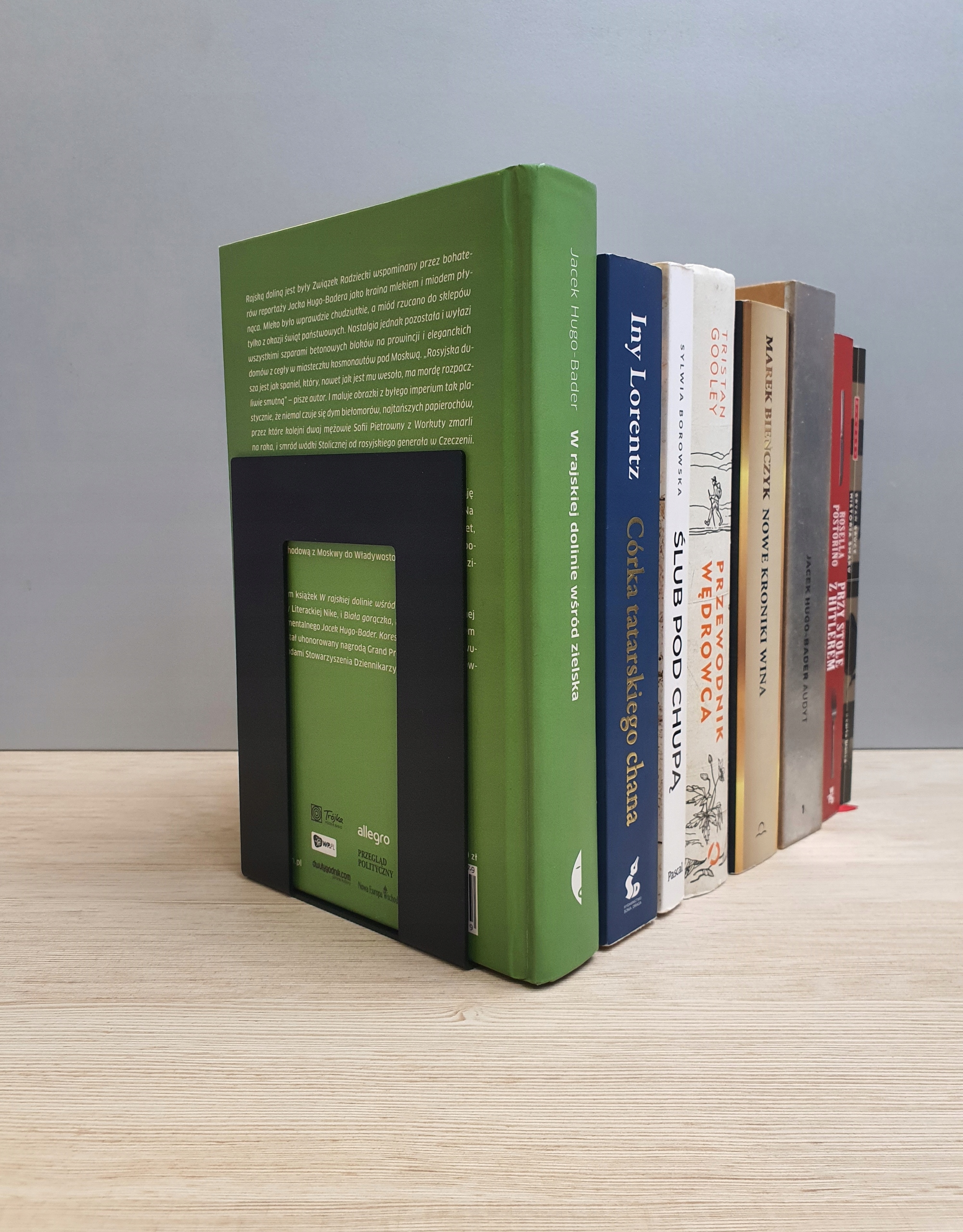 4x Podpórka do książek KWADRATY stojaki podstawki MOCNE! Wysokość produktu 15 cm