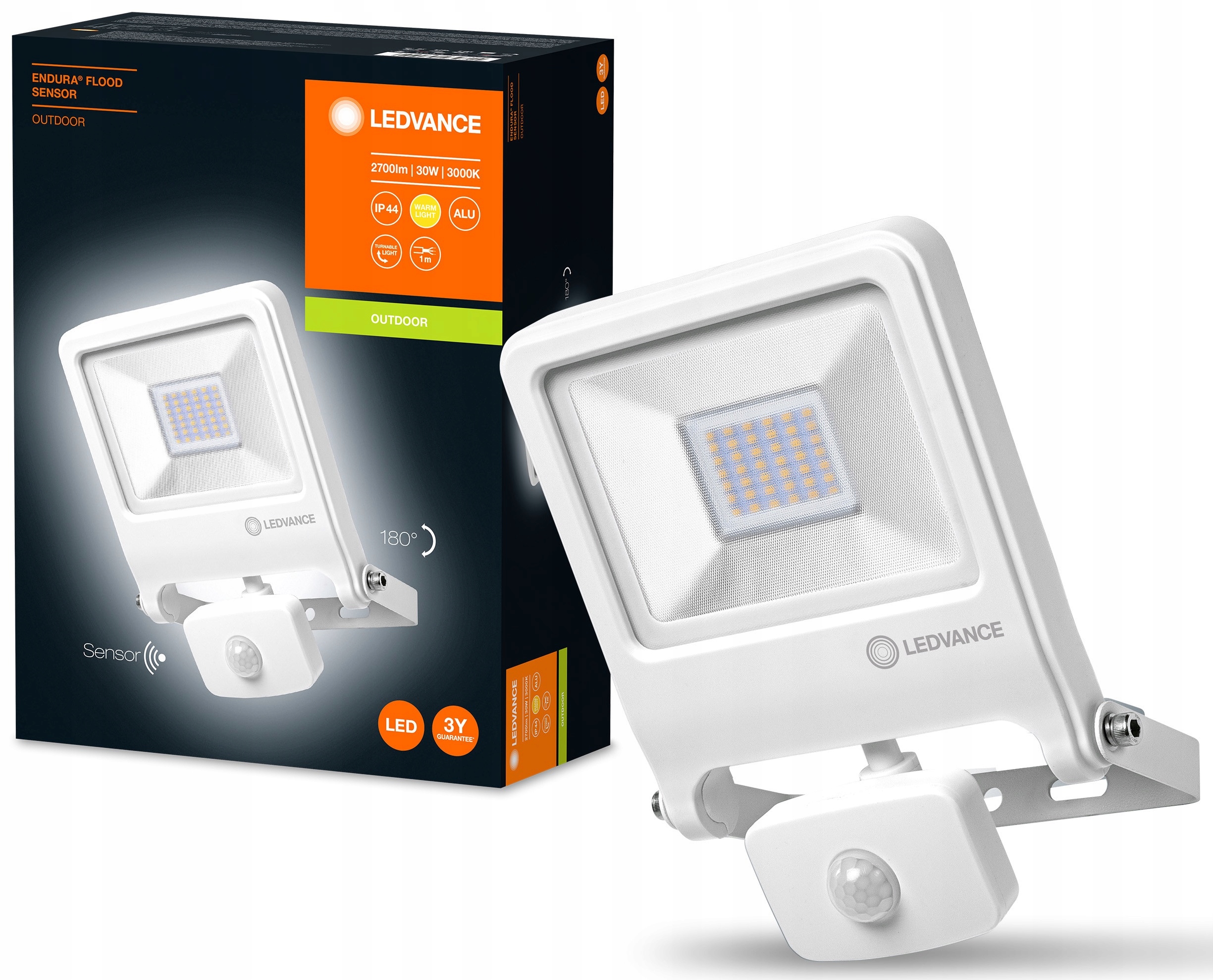 

Ledvance Endura lampa naświetlacz Sensor 30W biały