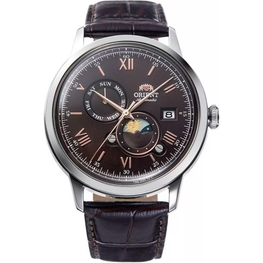 Pánské Hodinky Orient RA-AK0804Y30B hnědé