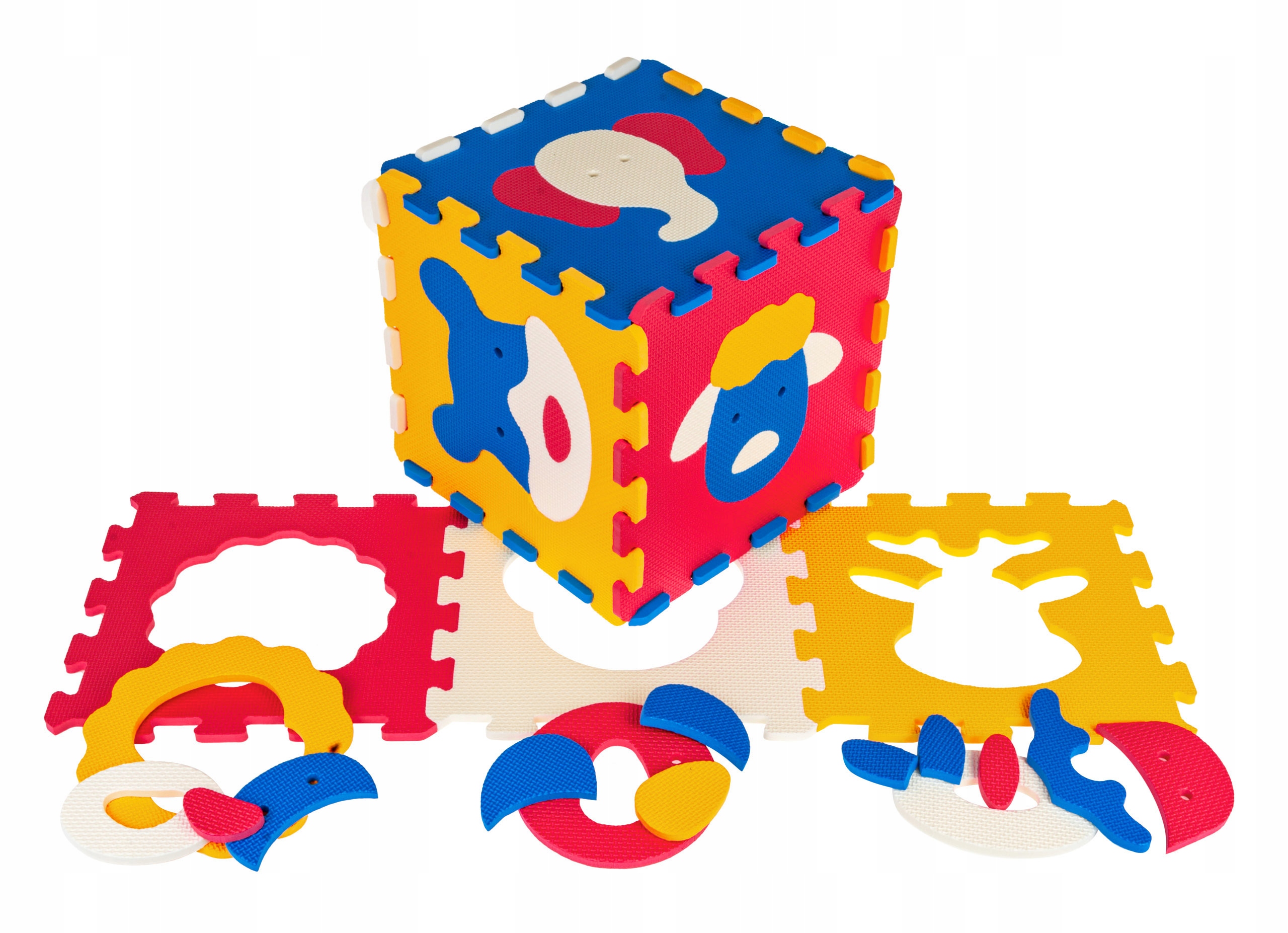 MATA PUZZLE PIANKOWE EVA ZWIERZĄTKA 96X96x1cm Od 10m Liczba elementów 9