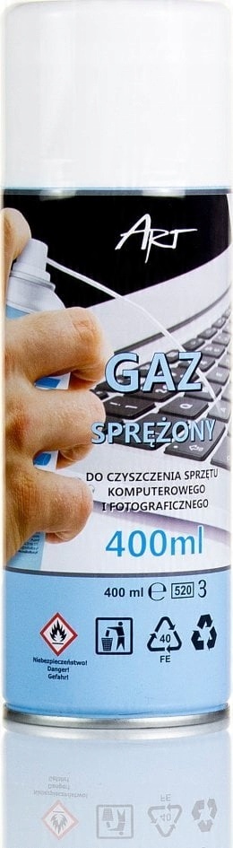 

Sprężone powietrze do usuwania kurzu 400 ml (AS04)