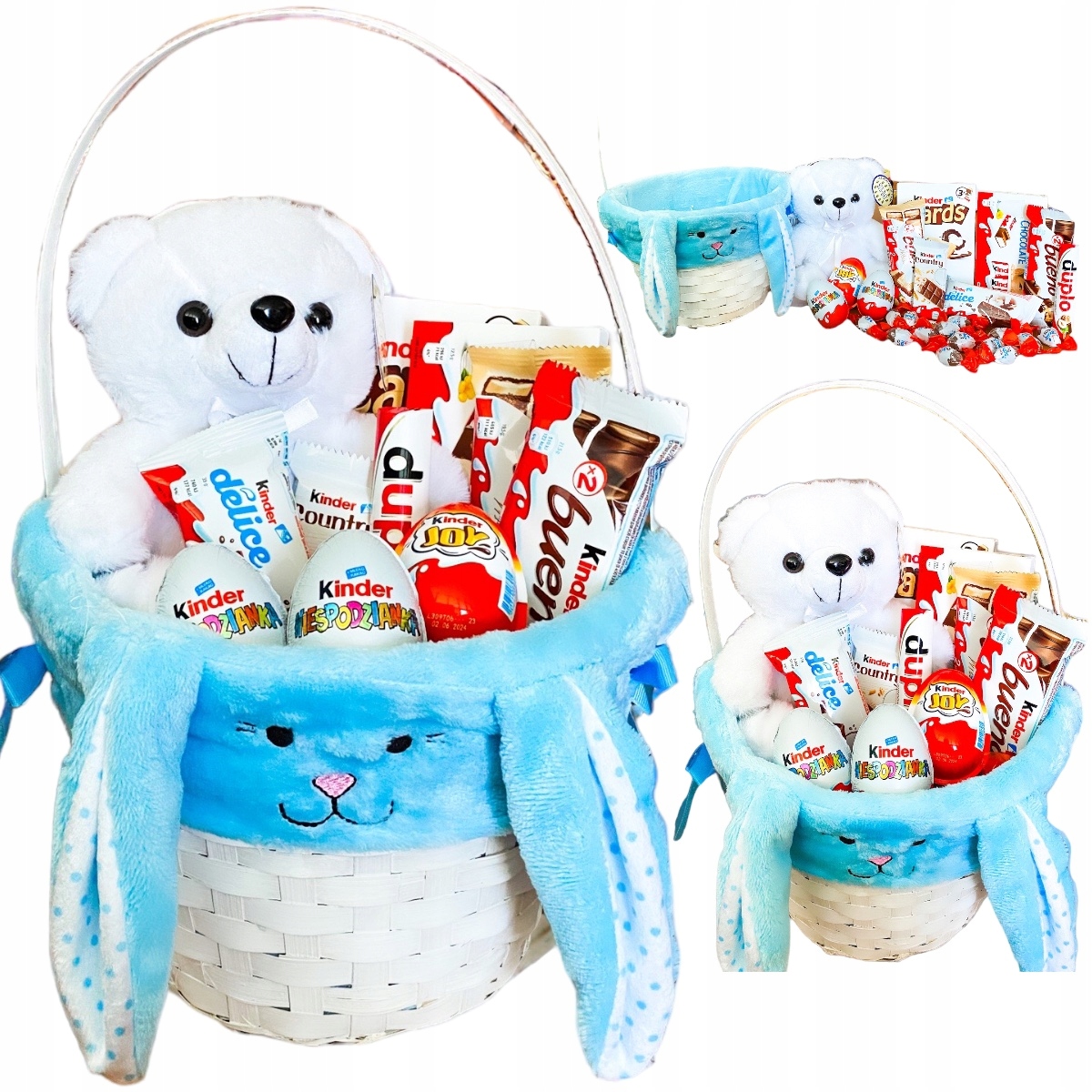 Zestaw prezentowy słodycze Kinder na Urodziny Dzień Dziecka Komunię