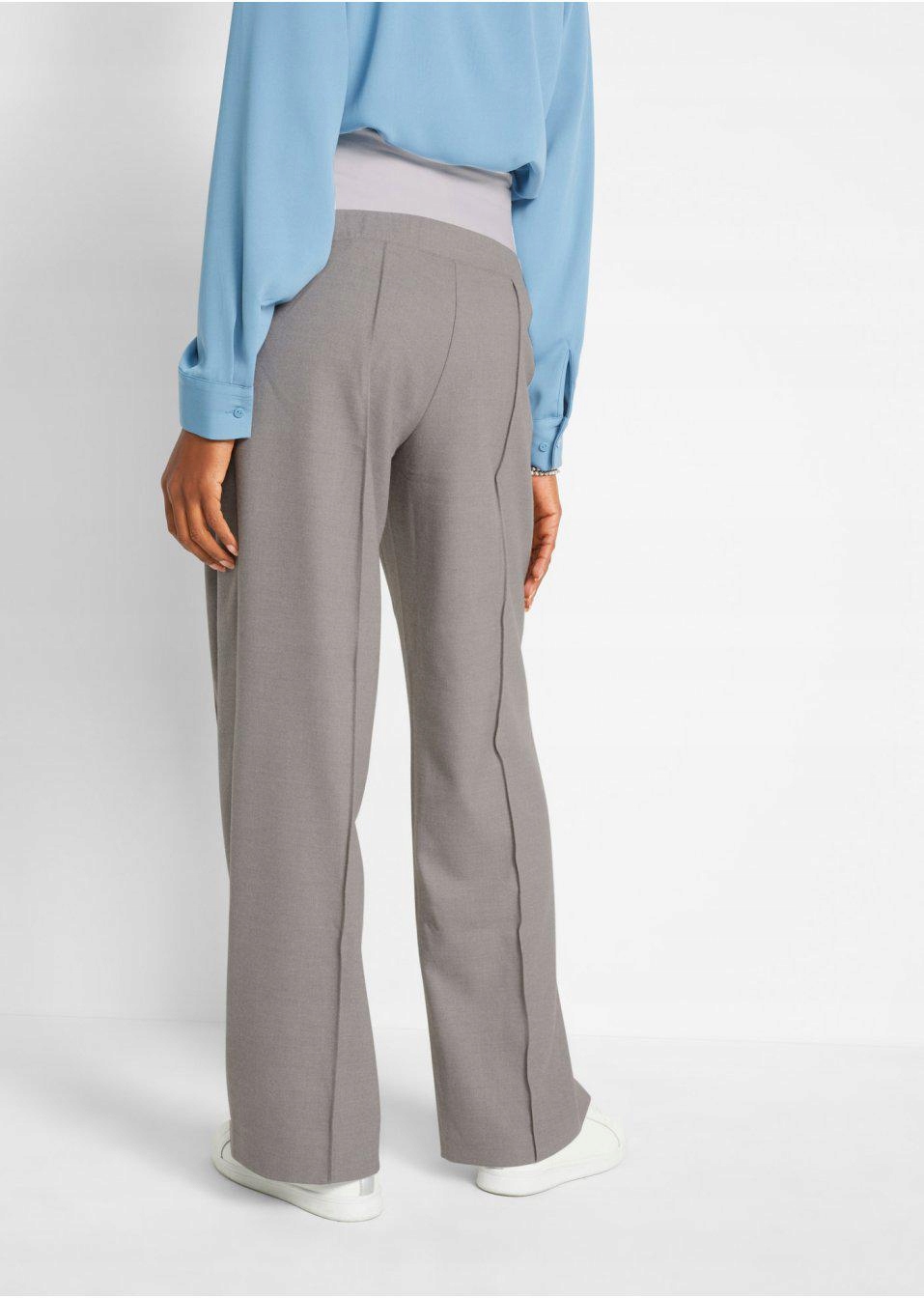 Bonprix 46 SPODNIE CIĄŻOWE Z SZEROKIMI NOGAWKAMI