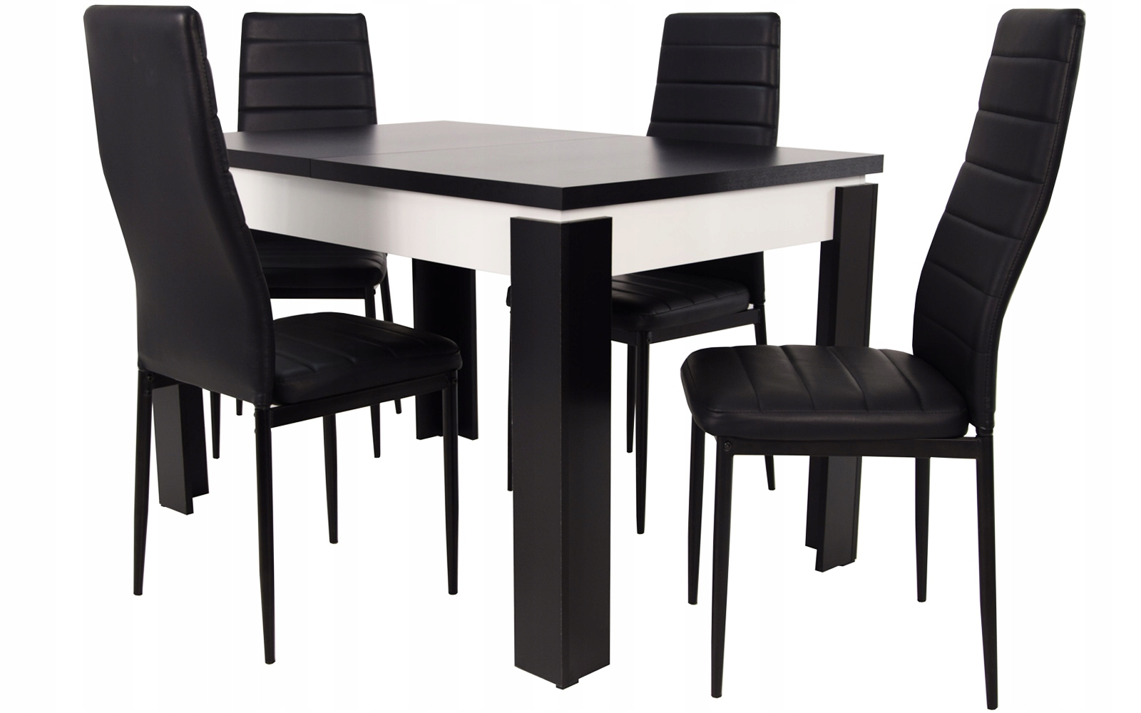 Zestaw kuchenny STÓŁ ROZKŁADANY i 4 krzesła WELUR