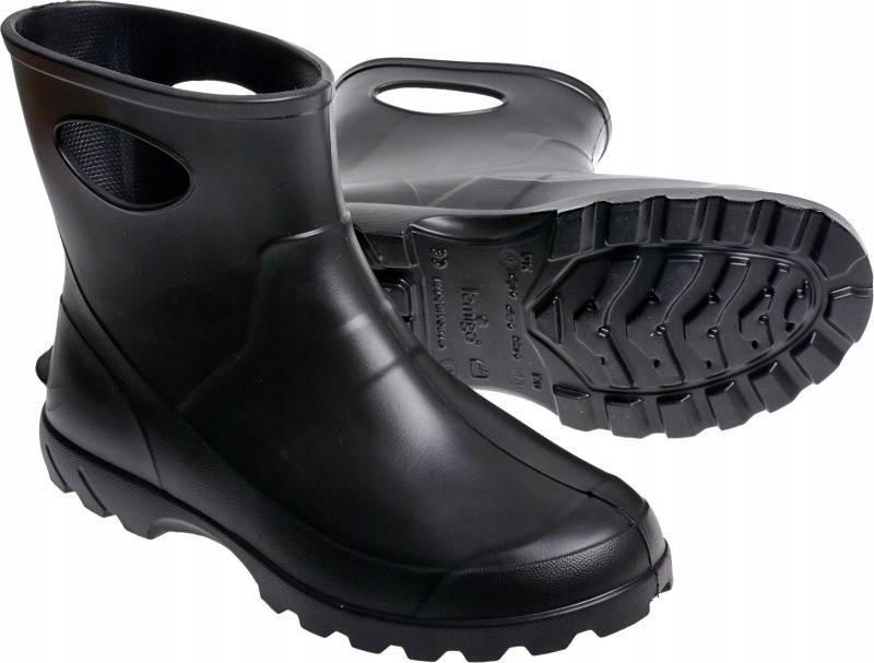 

Kalosze Męskie Lekkie Krótkie Piankowe czarny 46