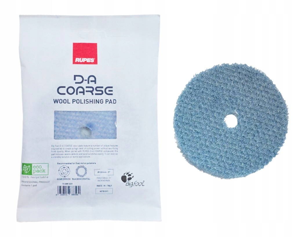 Rupes Futro Polerskie D-a Coarse 9.NW130H 125/130mm