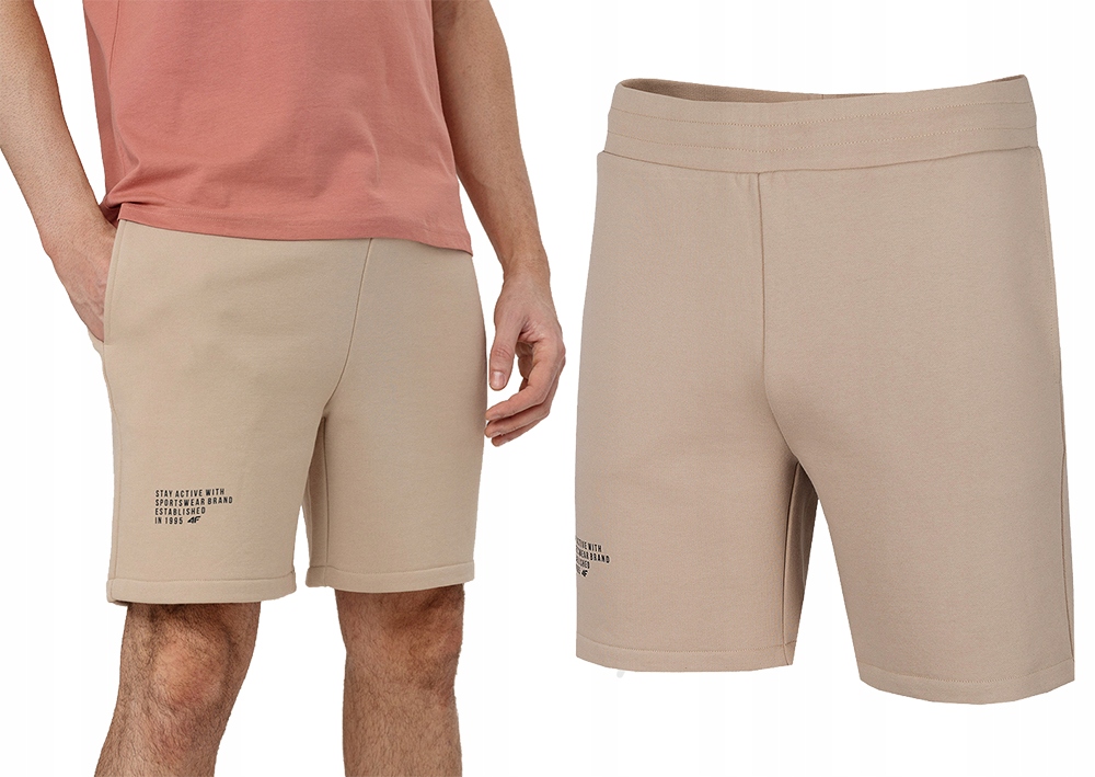 

4F Spodenki Męskie Krótkie Dresowe SKMD015 Szorty