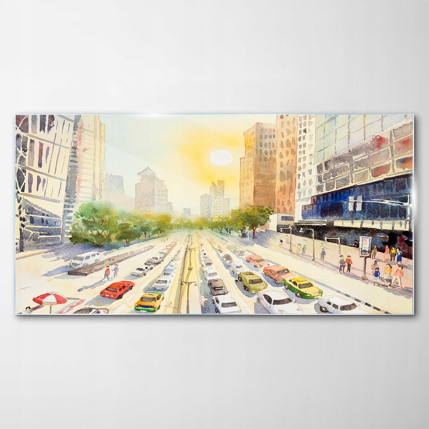

Obraz na Szkle Dekor Ulica Miasto Bangkok 100x50
