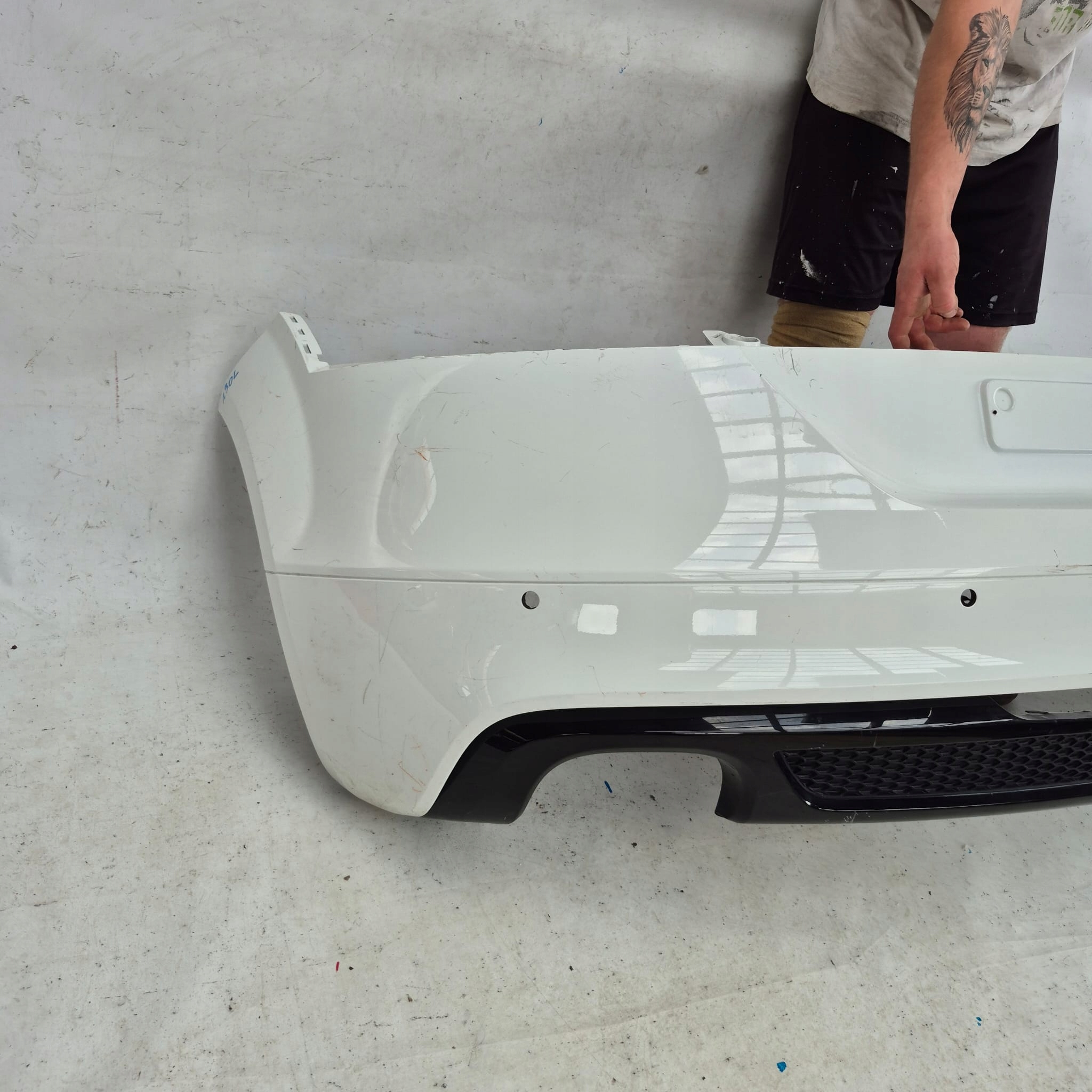 AUDI TT 8J S-LINE 06- bumper rear part rear PDC