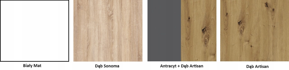 Nowoczesny Wieszak Do Przedpokoju 100 cm Biały PANAMA II TS - 4 Kolory Stan opakowania oryginalne