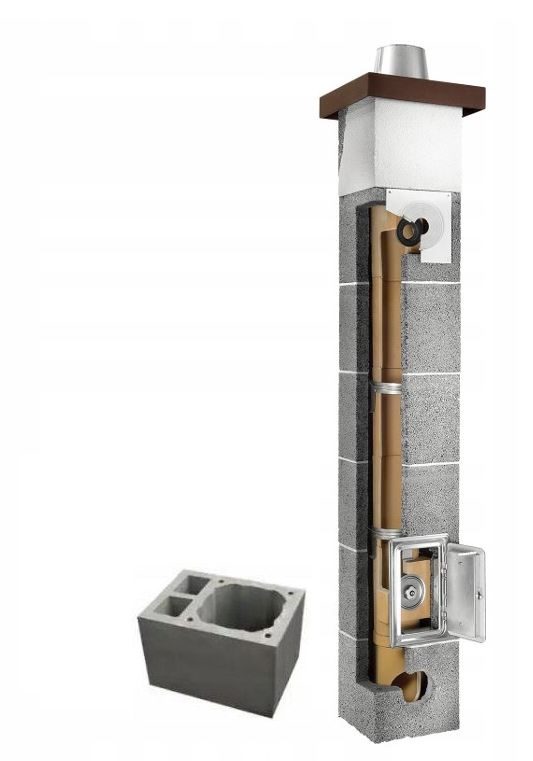 Systémový komín Osmose Turbo fi 140 7 m plyn KW2