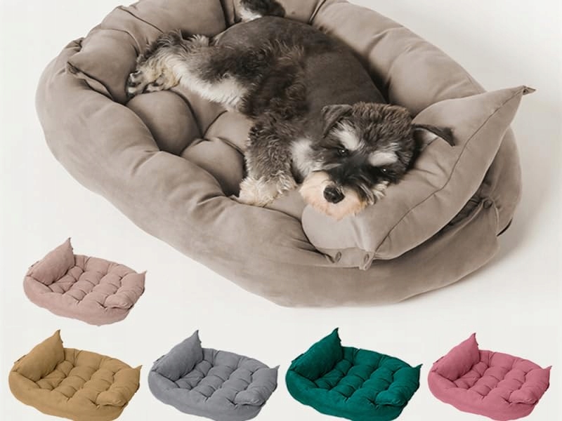 Levně Pelíšek skládací a rozkládací Khaki béžový